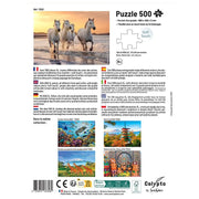 Puzzles 500 pieces XL 685X480mm Galloping horses