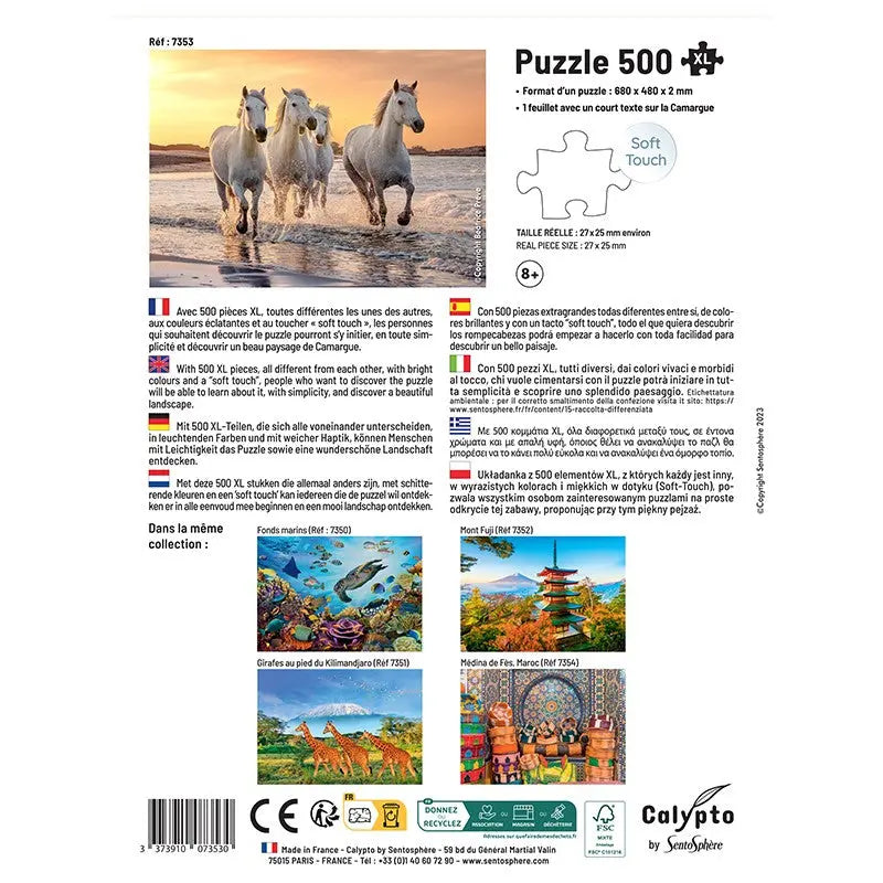 Puzzles 500 pieces XL 685X480mm Galloping horses
