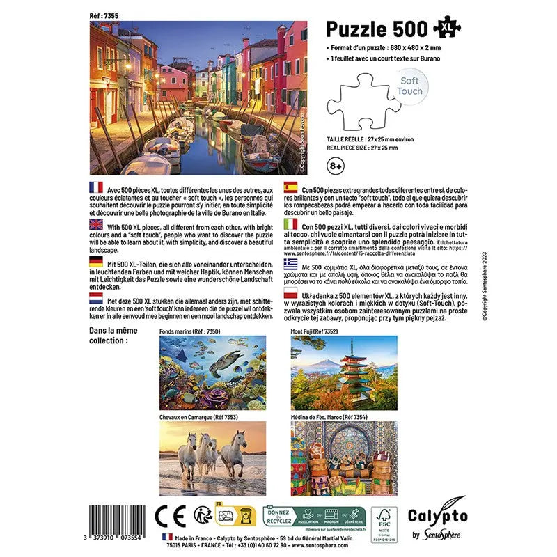 Puzzles 500 pieces XL 685X480mm Burano Italy