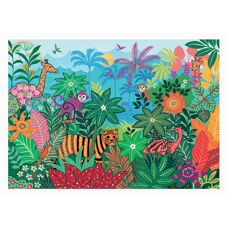 Puzzles 54 pieces 475X330mm Small Jungle