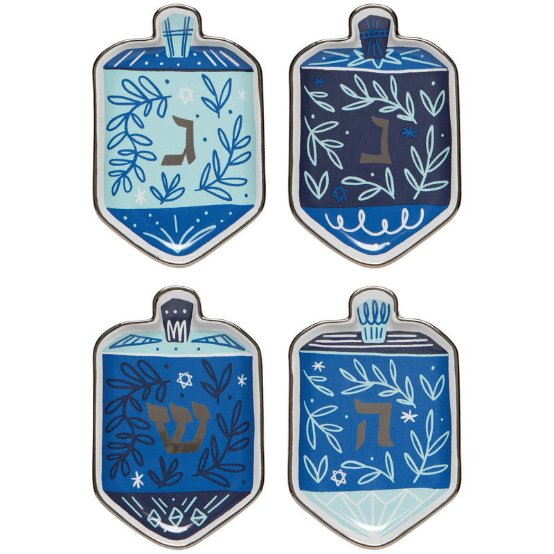 Jubilee - Dreidels Hanukkah Dipping Dish Set