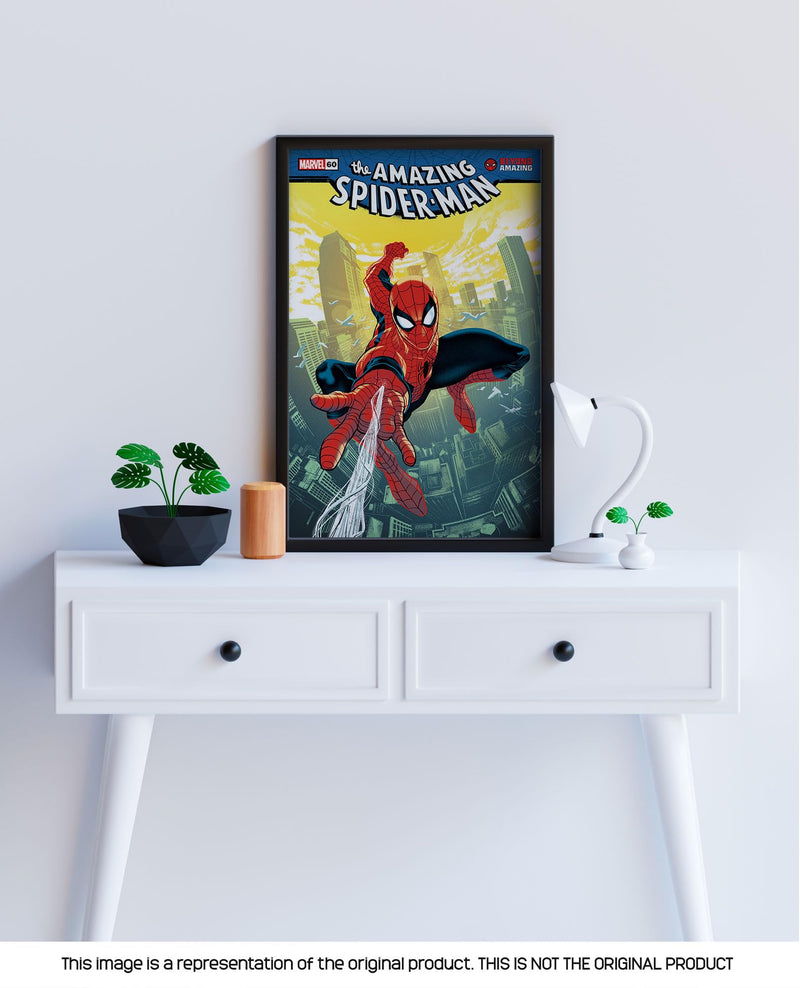 Pyramid America - Spiderman - Swinging - 11"x17" Gel Print Home & Kitchen