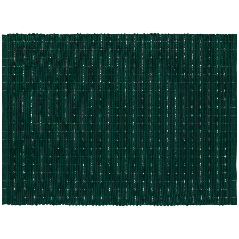 Now Designs - Spruce Silver Cotton Ribbed Placemat