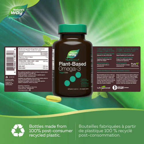 Nutrasea - NutraVege Omega-3 Plant 30 Sgels