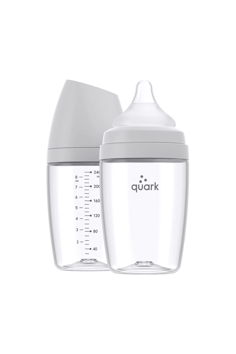 Quark - BuubiBottle MAX 1 Pack - GREY 8 oz Mother & Baby