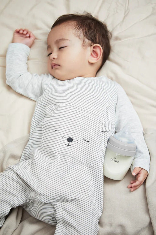 Quark - BuubiBottle MAX 1 Pack - GREY 8 oz Mother & Baby