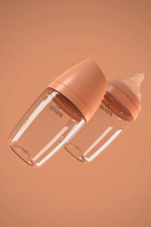 Quark - BuubiBottle MAX 2 Pack - ORANGE 8 oz Mother & Baby