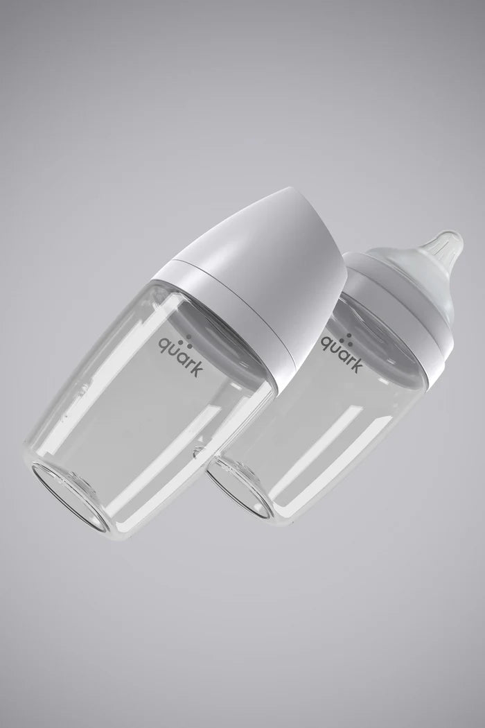 Quark - BuubiBottle MINI 2 Pack - GREY 5oz Mother & Baby