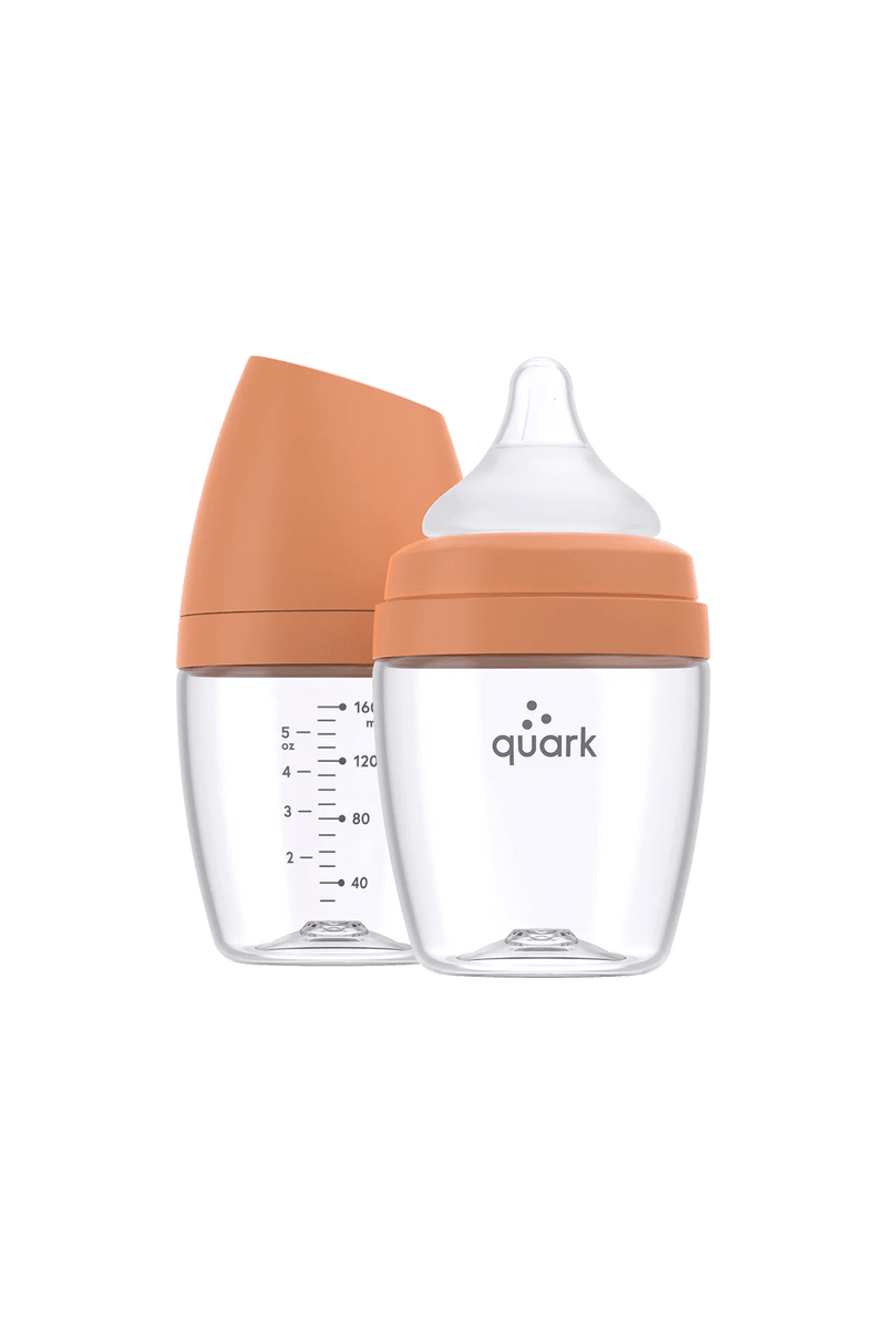 Quark - BuubiBottle MINI 2 Pack - ORANGE 5 oz Mother & Baby
