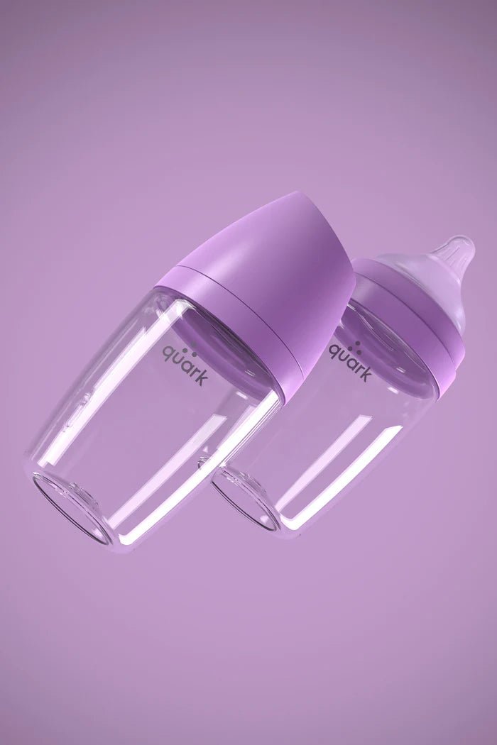 Quark - BuubiBottle MINI 2 Pack - PURPLE 5 oz Mother & Baby
