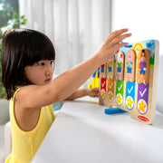 Melissa & Doug - My Daily Routines Chart - in use during play
