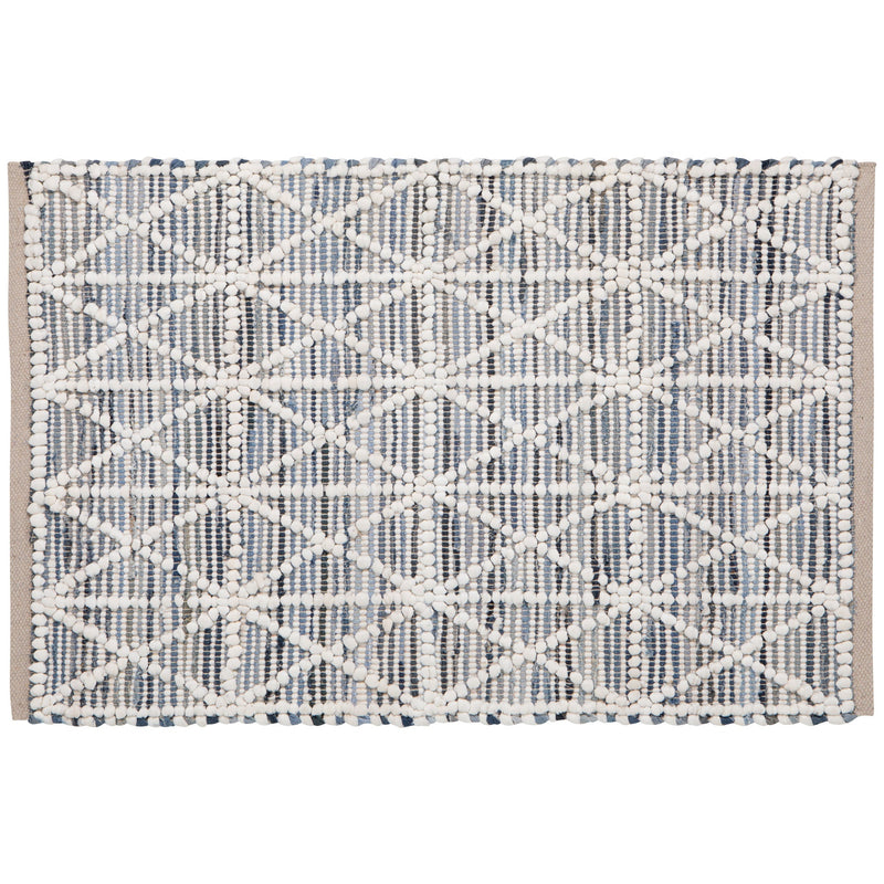 Heirloom - Hexa Cotton Chindi Rug 2 x 3 ft