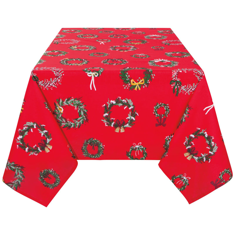 Now Designs - Wreaths Christmas Tablecloth 60 x 90 inch