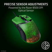 Razer - Cobra Gaming Mouse 6 - Button RGB - Minecraft Edition Electronics