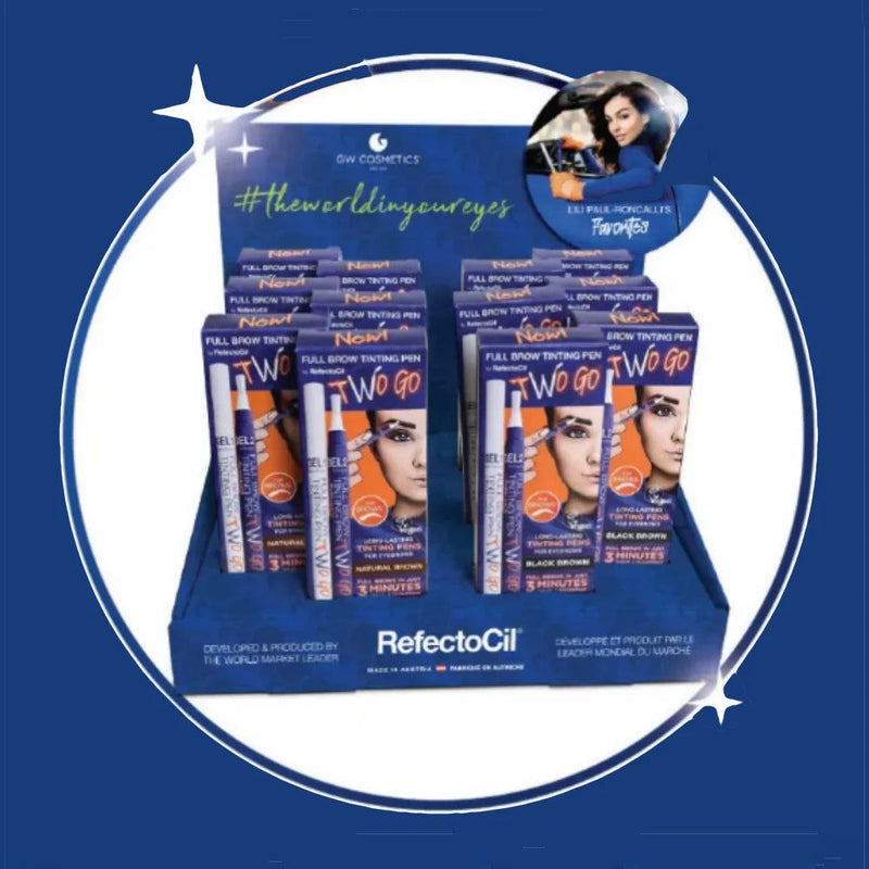 REFECTOCIL - Display TWO GO (6x NBLACK Brown + 6x NATURAL Brown)