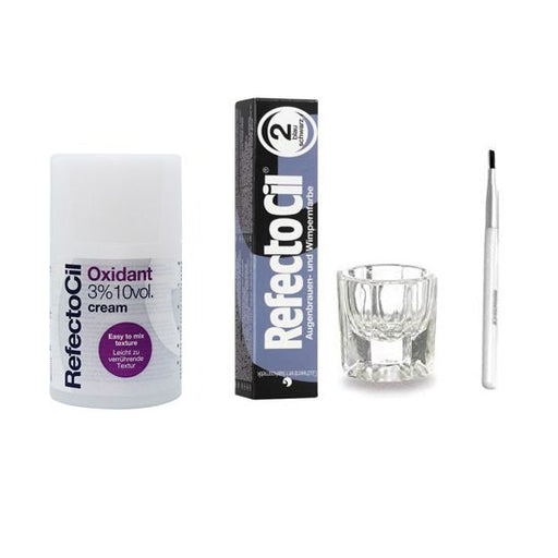 REFECTOCIL - Blue Black 2 Oxidant+Brush+Bowl