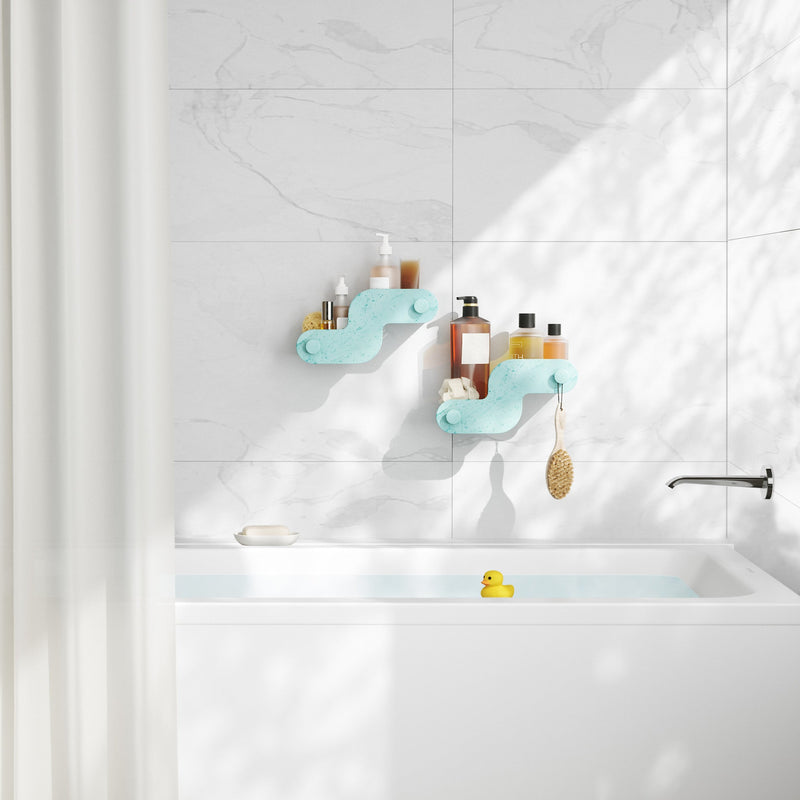 Nami Adhesive Shower Bins - image 2