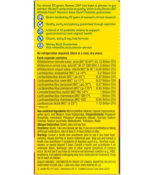 Renew Life - Ultimate Flora Women's 50B 72's Health & Wellness