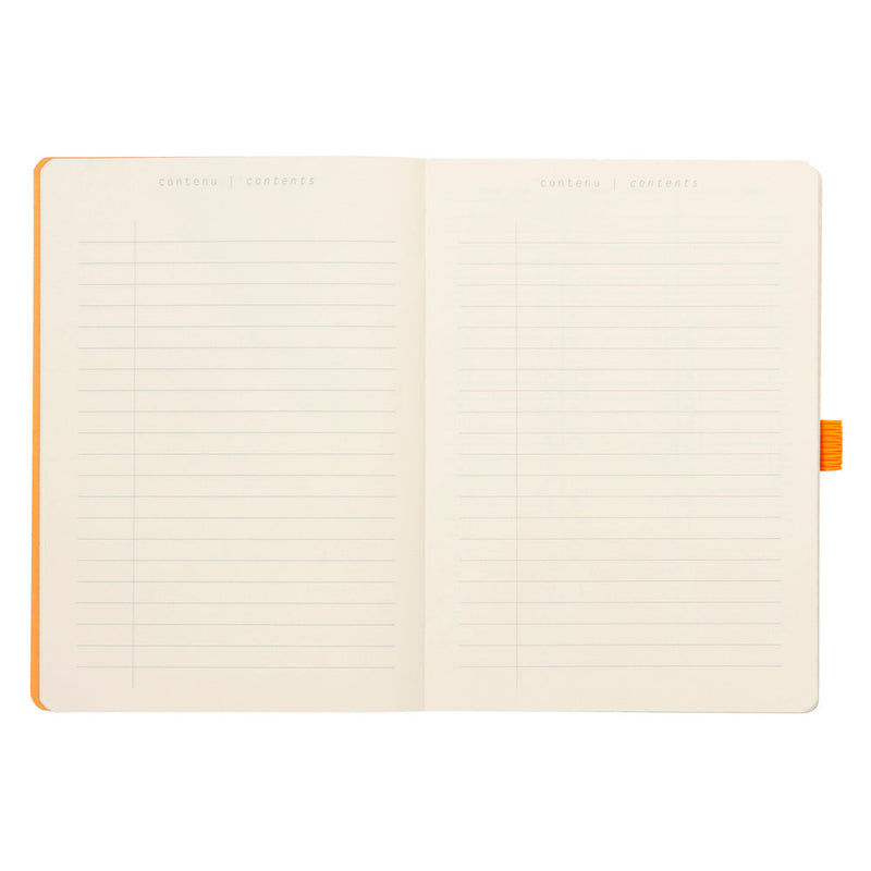 Black Rhodia RHODIARAMA A5 Goalbook detail