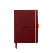 Burgundy Rhodia RHODIARAMA A5 Goalbook front cover