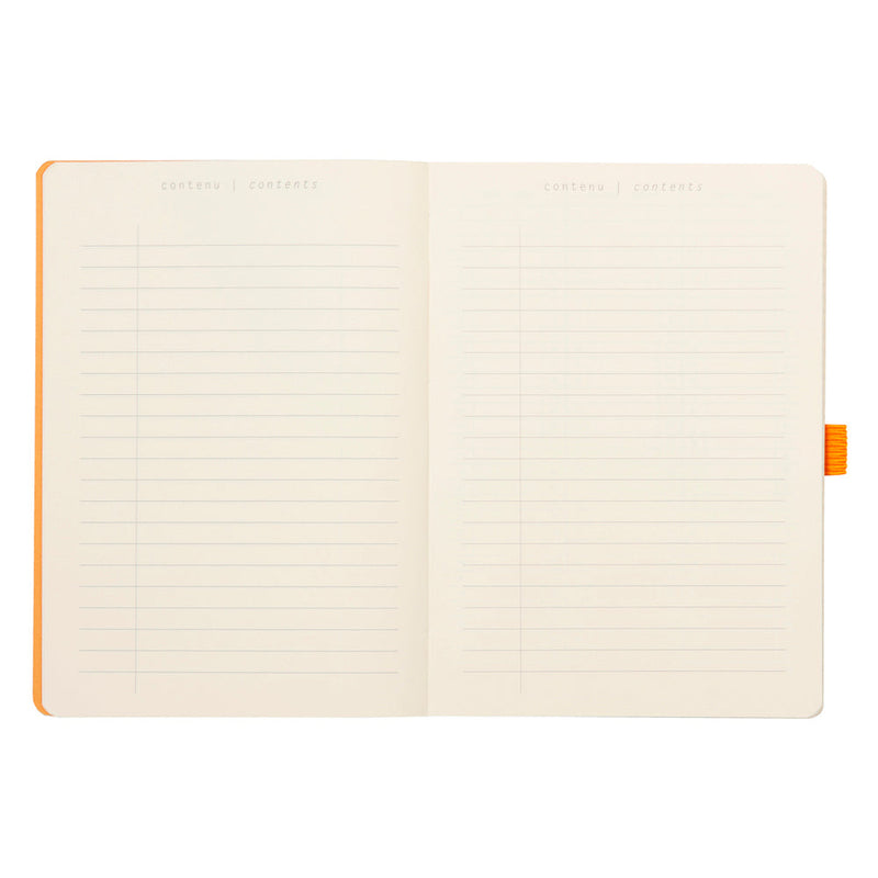Burgundy Rhodia RHODIARAMA A5 Goalbook detail