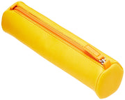 Rhodia - Italian Leatherette Round Pencil Case(8.45x2in) Office Supplies Rose Smoke