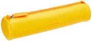 Rhodia - Italian Leatherette Round Pencil Case(8.45x2in) Office Supplies Rose Smoke