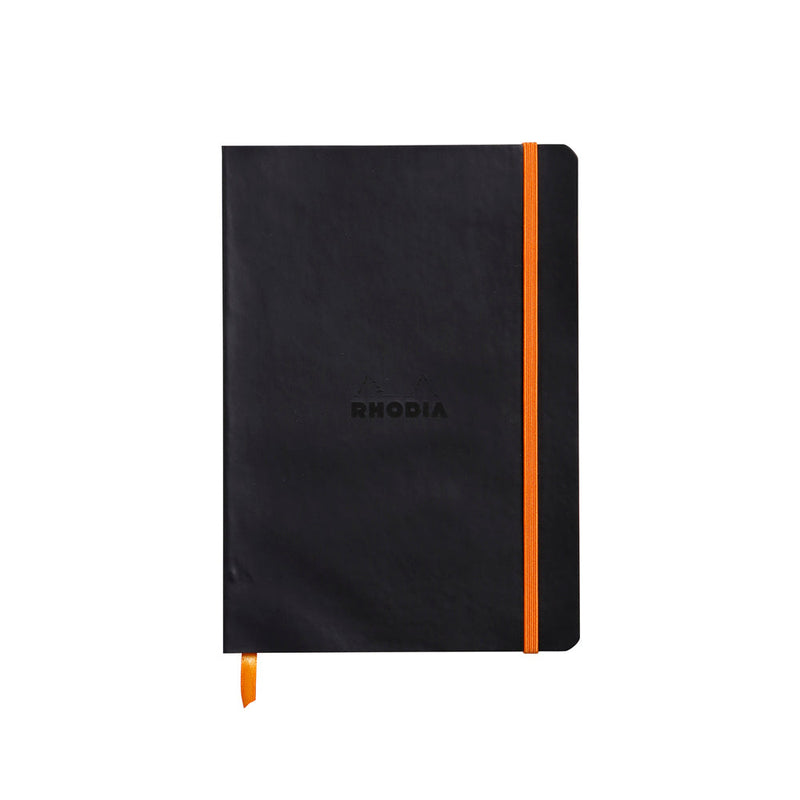 Rhodia RHODIARAMA Black lined softcover notebook