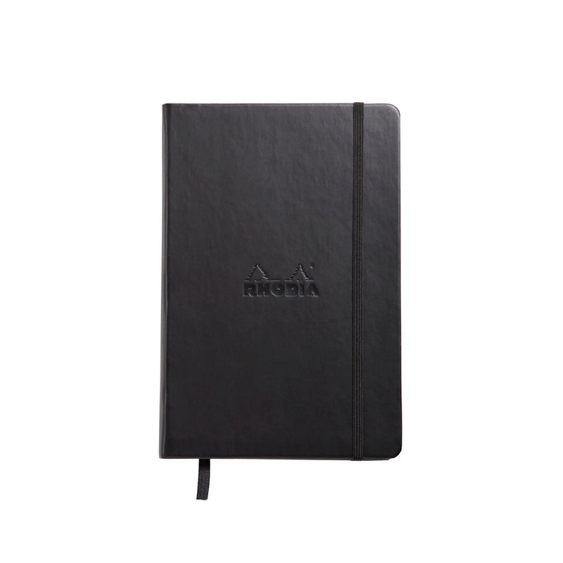Rhodia RHODIARAMA Black on Black blank hardcover notebook