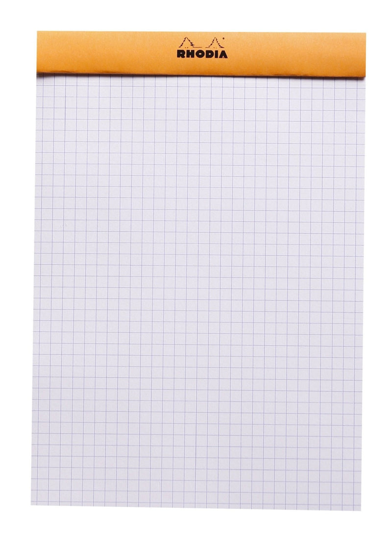 Rhodia - Stapled Notepad N°15 5/5 - Orange - A5. 150 Sheets (5.8x8.3in) Office Supplies