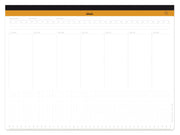 Rhodia - Undated Weekly Desk Pad - A3+. 60 Sheets (16.5x12in) Office Supplies