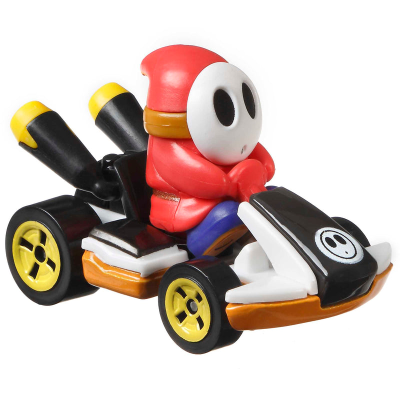 Hot Wheels - Mario Kart 1:64 Scale Die-Cast Vehicle - Shy Guy - Product detail or play view 2