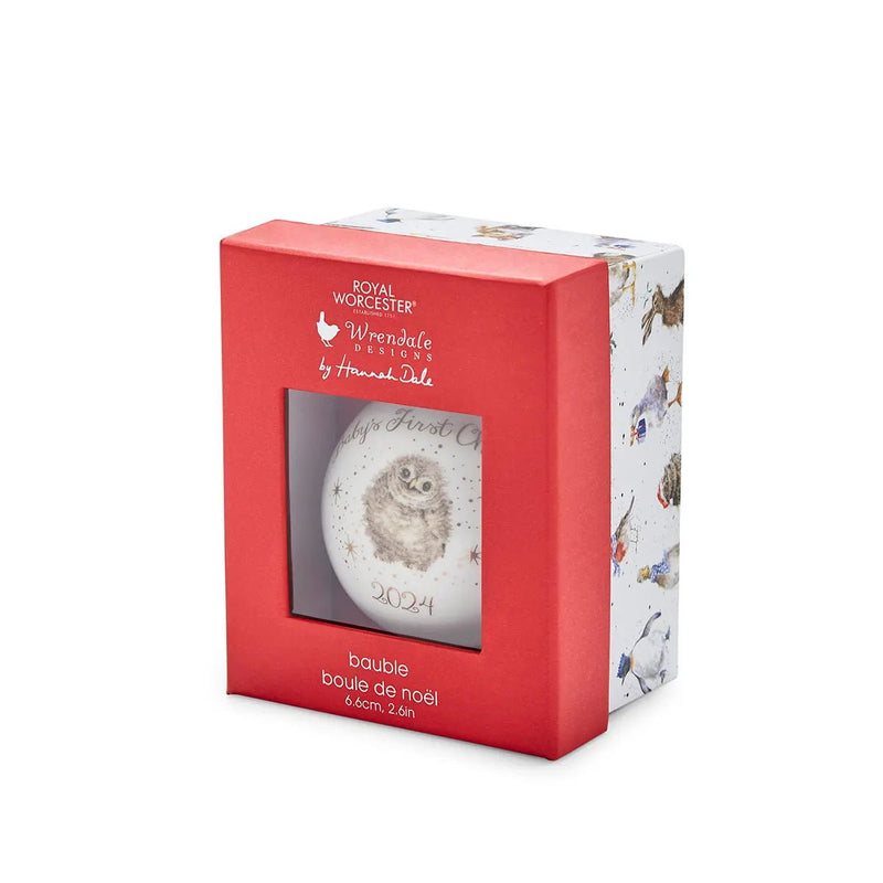 Royal Worcester - BABY'S FIRST CHRISTMAS BAUBLE Home & Kitchen