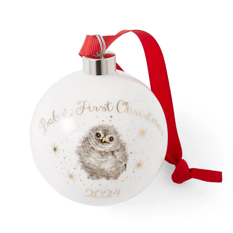 Royal Worcester - BABY'S FIRST CHRISTMAS BAUBLE Home & Kitchen