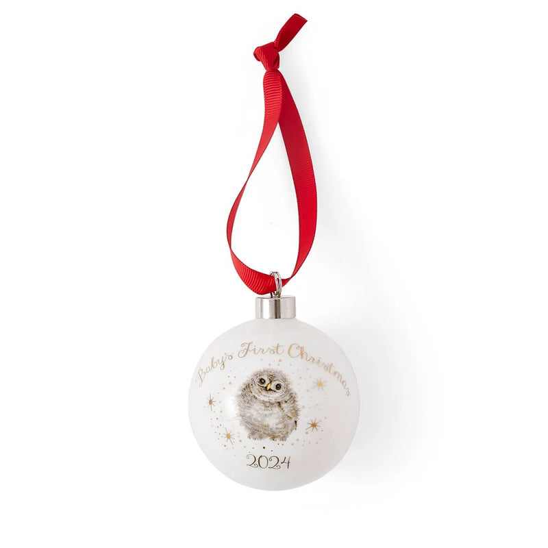 Royal Worcester - BABY'S FIRST CHRISTMAS BAUBLE Home & Kitchen