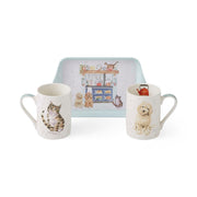 Royal Worcester - MUG & TRAY SET - COUNTRY KITCHEN Home & Kitchen