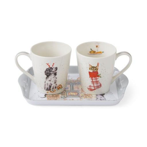 Royal Worcester - MUG & TRAY SET - THERE IS NO PLACE LIKE HOME Home & Kitchen
