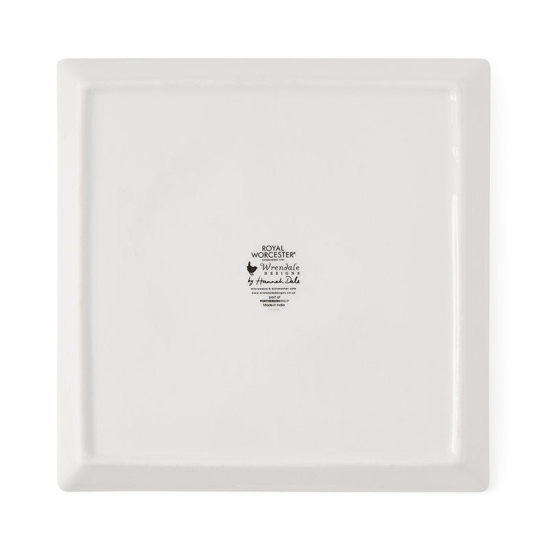 Royal Worcester - Square Plate DOG 9" Home & Kitchen
