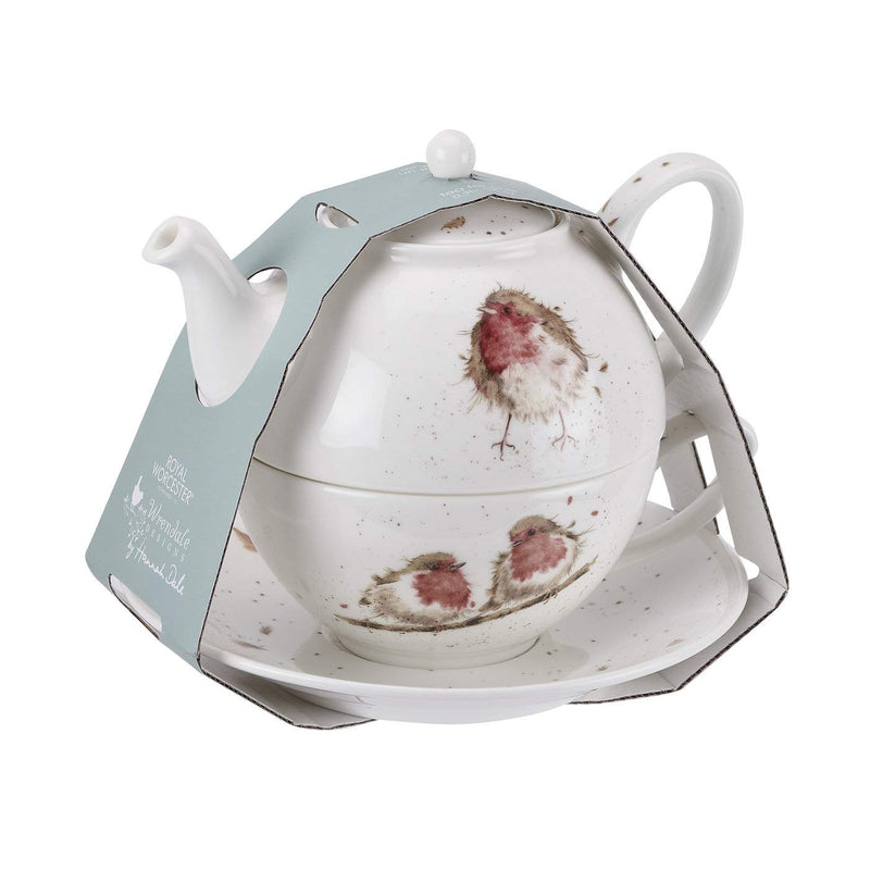 Royal Worcester - Teapot & LID - IND with CUP & Saucr Home & Kitchen