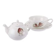 Royal Worcester - Teapot & LID - IND with CUP & Saucr Home & Kitchen
