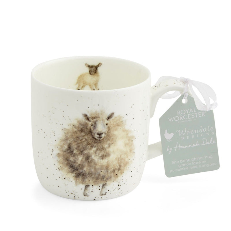 Royal Worcester - Wrendale Woolly Jumper Sheep Mug, 11 oz