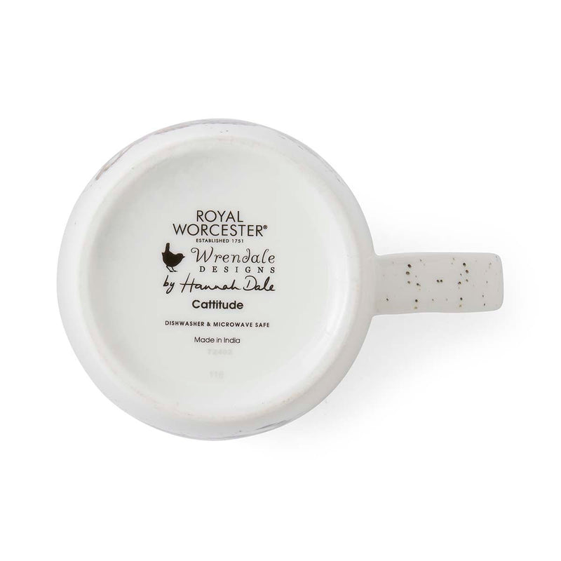 Royal Worcester - Wrendale Designs 11 oz Ceramic Mug Home & Kitchen Cattitude (Cat)