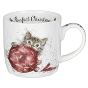 Royal Worcester - Wrendale Designs 11 oz Ceramic Mug Home & Kitchen Purrfect Christmas