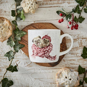 Royal Worcester - Wrendale Designs 11 oz Ceramic Mug Home & Kitchen Snug as A Pug