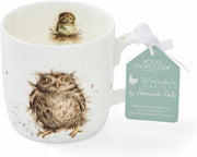 Royal Worcester - Wrendale Designs 14 oz Ceramic Mug Home & Kitchen What A Hoot