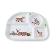 Royal Worcester - Wrendale Designs - Divided Plate & Bowl Set - Woodland Animals (2 - Piece Set) Home & Kitchen