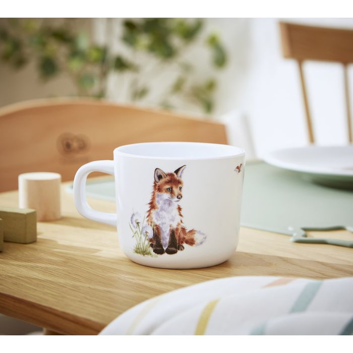 Royal Worcester - Wrendale Designs - Handled Cup - Foxes | 7 oz Home & Kitchen