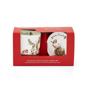 Royal Worcester - Wrendale Designs - Mug & Coaster - Winter Friends Home & Kitchen