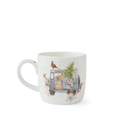 Royal Worcester - Wrendale Designs - Mug - Driving Home for Christmas (Dog) | 11 oz Home & Kitchen