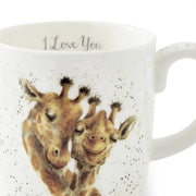 Royal Worcester - Wrendale Designs - Mug - I Love You (Giraffe) | 14 oz Home & Kitchen